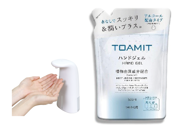 感染予防・衛生用品 アルコール TOAMIT 詰め替え用ハンドジェル 500ml