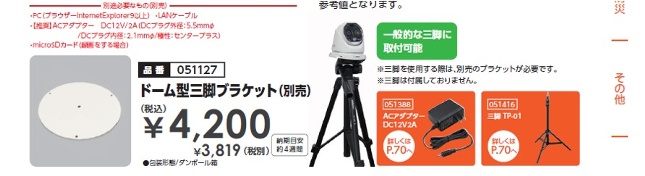 P76ドーム型サーマルカメラ-3